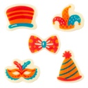 2024033 ASSORTIMENT PLAQUETTE CARNAVAL 35MM CHOCOLAT 150 PCES ***S/CD***