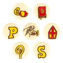 2036729 ASS PLAQUETTE RONDE ST NICOLAS 2CM 250 PIECES 