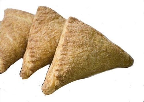 ❄️PANISTAR 106 APPLE CORNER PUFF PASTRY RAW BUTTER 80X130 GR