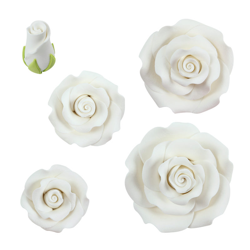 1011150 ASSORTIMENT WITTE ROZEN 23 STUKS