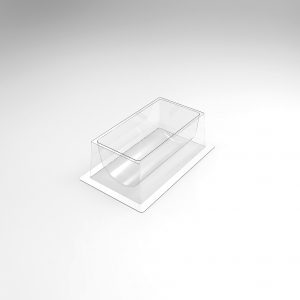 074239 PCB STANDAARD LOGMALLEN 6 ONDERDELEN 30ST. 16X8 CM H.6,5 CM MET POTEN 30ST. ***S/CD***