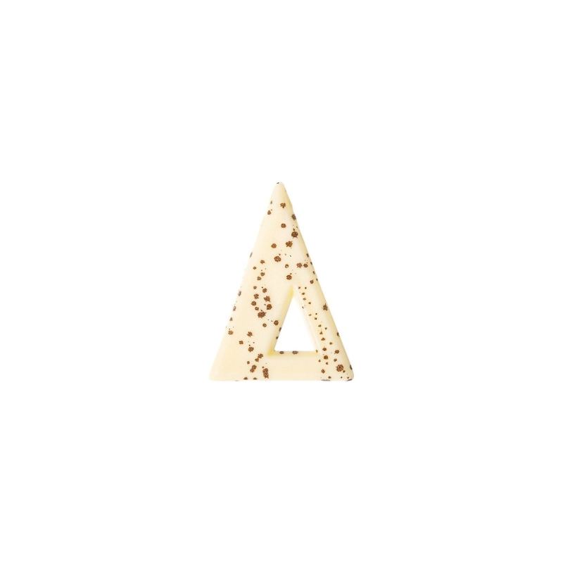 1000085 TRIANGLE WITH SPOTS 4.7X3.4 CM 120PCS ***S/CDE***