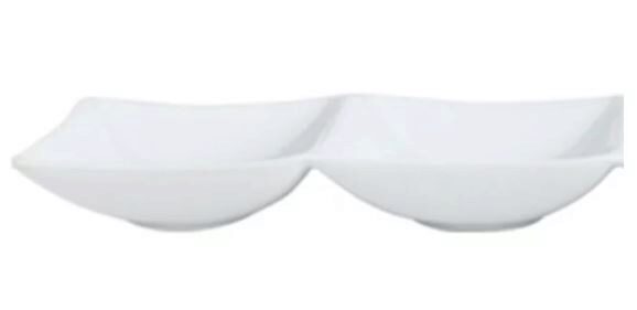 GURAL PORCELAIN BOWL HONG KONG 2 COMP 17X8CM