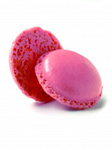 PIDY LARGE RASPBERRY MACARON Ø6.9CM 64 PCES READY TO FILL