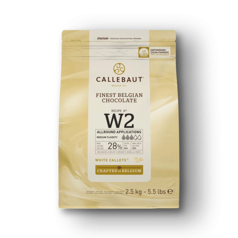 CALLEBAUT CW2-E4-U71 WIT 26% IN CALLETS 2,5KG