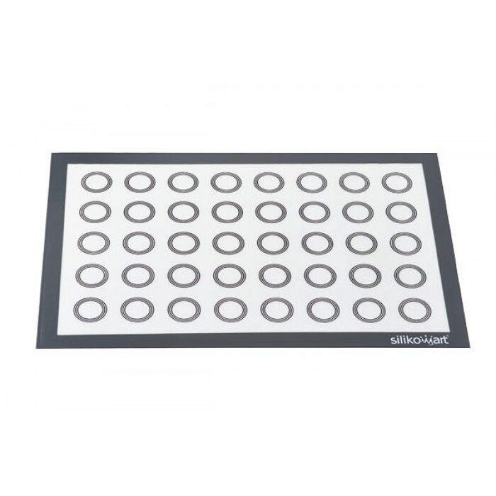 SILIKOMART GLASVEZELMAT 600X400MM MET MACARON STEMPEL