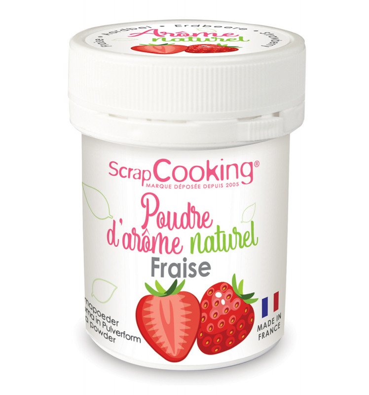 SCRAPCOOKING AROME NATUREL EN POUDRE FRAISE 15GR
