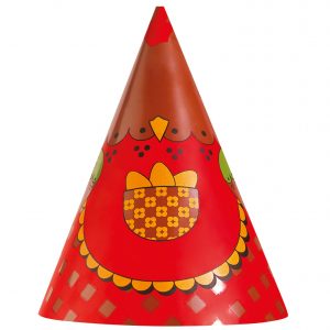 074019 PCB PRINTED SHEETS LES POULETTES FOR LARGE CONES 25.5X13.6CM 2 DESIGNS 10PCS ***S/CD***