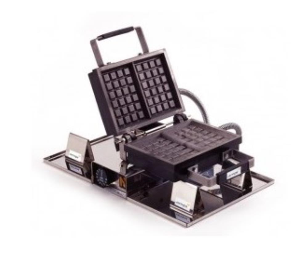 AMPI WAFFELIJZER 52117 FRUITWAFFEL 4X6-230C THERMOSTAAT + SNOER DIKTE 26MM