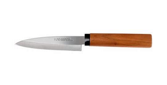 KAI KNIFE FRUIT KNIFE 9CM W/WOODEN BLADE GUARD - DG-3002D