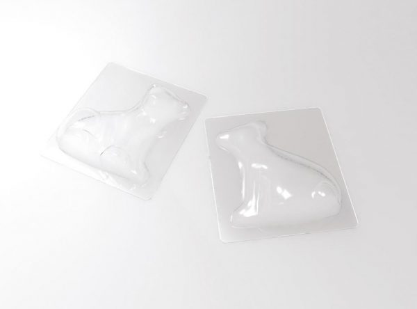 000395 PCB MOULES OURSON POUR 4 PIÈCES 10,5X8 CM H. 11 CM 8PCES ***S/CD***