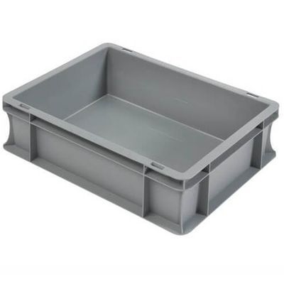 BAC EURONORM PF/PLEIN 40X30XH12CM GRIS-10L BUDGET LINE/PB-4312E