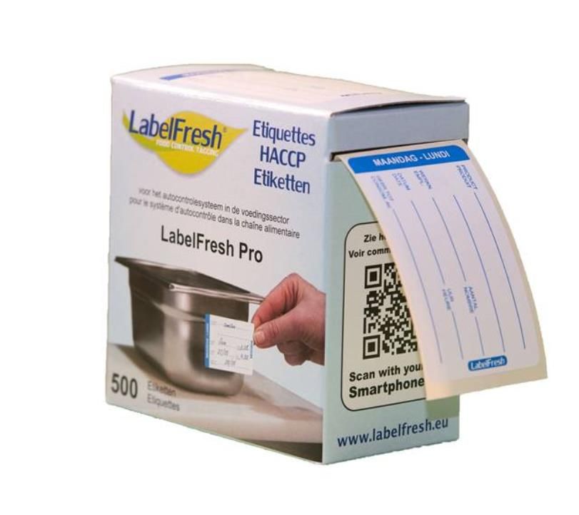 LABELFRESH *PRO* 500 ETIQUETTES 70X45MM  "LUNDI"