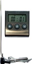 ALLA DIGITAL OVEN THERMOMETER WITH STAINLESS STEEL PROBE 18CM - 50° + 300° TIMER, CHRONOGRAPH AND ALARM