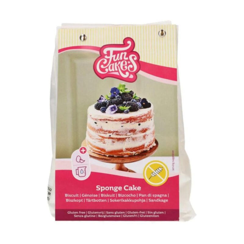 FUNCAKES GLUTENVRIJE GENOISE MIX 500GR