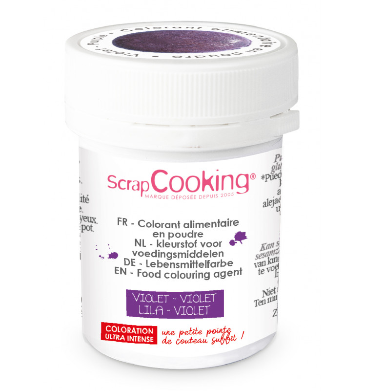 SCRAPCOOKING COLORANT ALIMENTAIRE HYDRO VIOLET 5GR