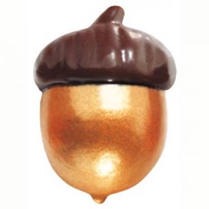 PCB Glittering PAG Eikels 2 ontwerpen 2.5x1.8 cm 143pces ***s/cd***