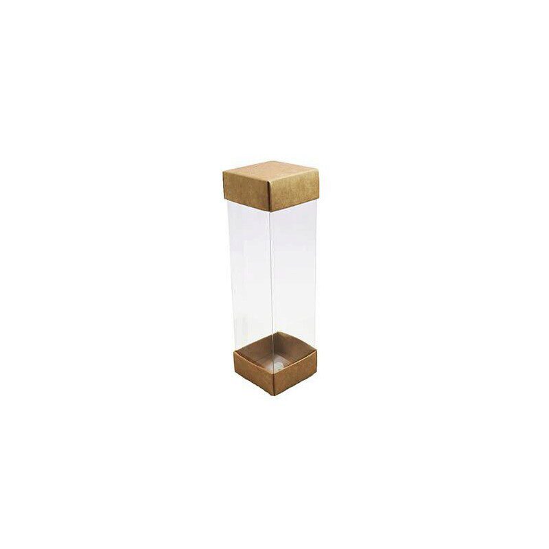 COLUMN CASE WITH KRAFT BASE HT 24CM BASE 50 X 50MM PACK OF 10 PCES