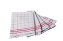 SNV KITCHEN TOWEL WHITE/RED TEA TOWEL 77X50CM 100% COTTON 200GR