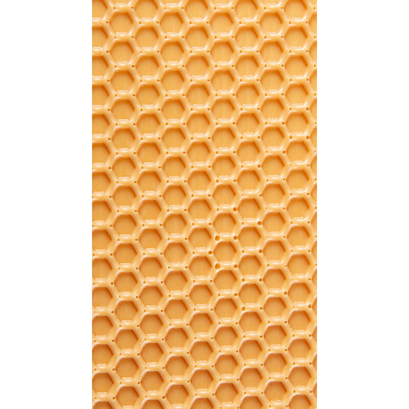 2075058 HONEYCOMB CHOCOLATE CARAMEL BREAKABLE PLATE 30X12CM 8 PCES