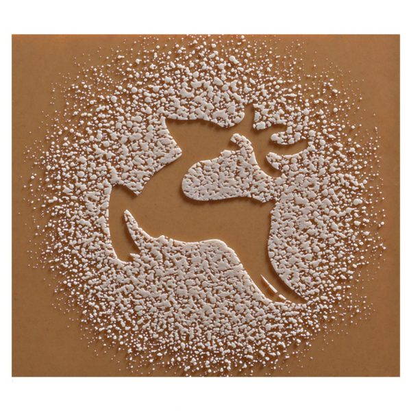 PCB WCK tips met besneeuwd reliëf 3 ontwerpen 8,5x7,5 cm 72 stuks *** s / cd ***