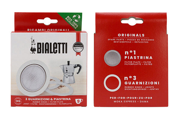 BIALETTI SET 3 PAKKINGEN + FILTER 9T MOKA