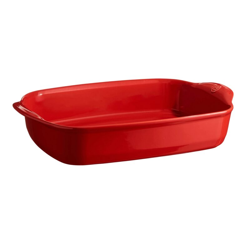 EMILE HENRY ROASTING DISH G.CRU 42X28CM 4.00L- RED