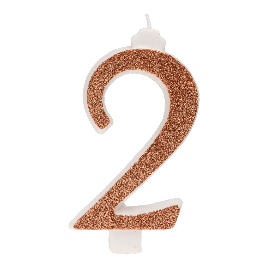 345352 DEK KAARS N°2 GOUD LOVERTJE 13CM=STUK