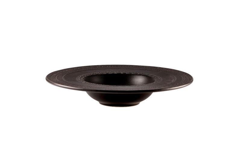LE COQ SKALISTOS BLACK PASTA PLATE 27CM BASIN 20XH4CM STONEWARE - LSKA034NE006270