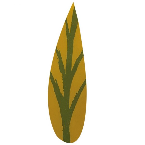 061261 PCB FEUILLES ALLONGÉES CB VERTES 7X1,6 CM 135PCES ***S/CD***