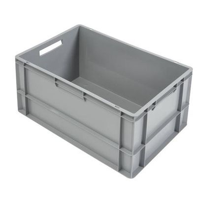 EURONORM BIN PO/FULL 60X40XH32CM GRAY-60L BUDGET LINE