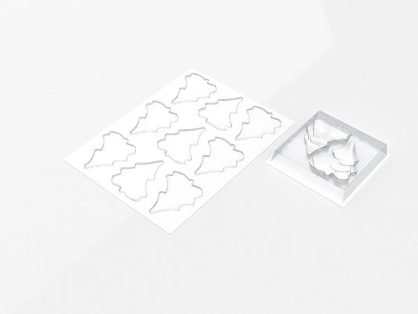 087015 PCB INDIVIDUELE DENENBOOM DESSERTVORM VOOR 36 STUKS 22 STUKS ***OP BESTELLING***