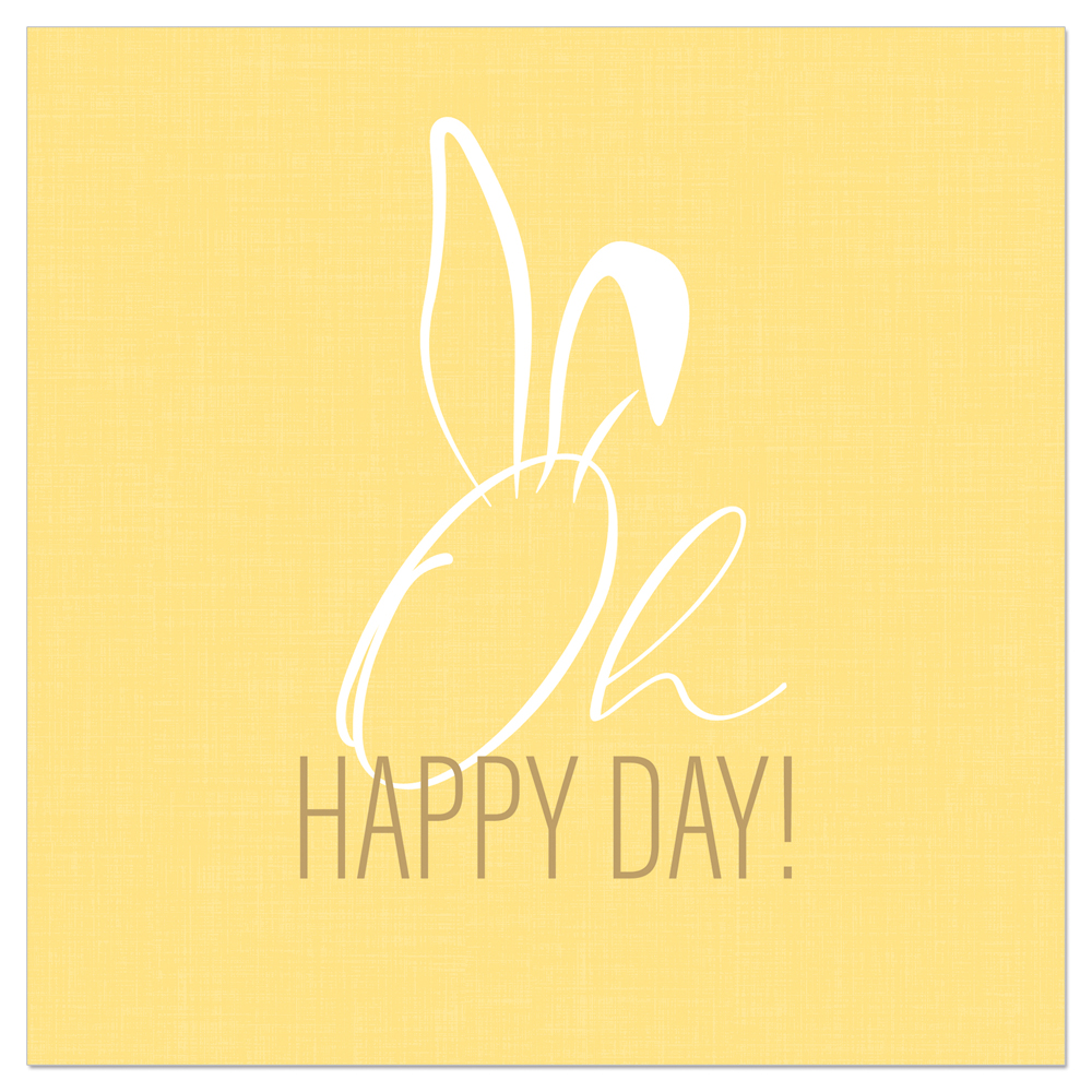 ARTEBENE SERVIETTE 33X33CM OH HAPPY DAY 20PCS