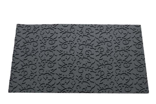 TAPIS SILIKOMART RELIEF ARABESQUE 250X185X6MM  TEX 05