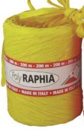 POLY RAPHIA 15MM X 200M JAUNE CLAIR R63