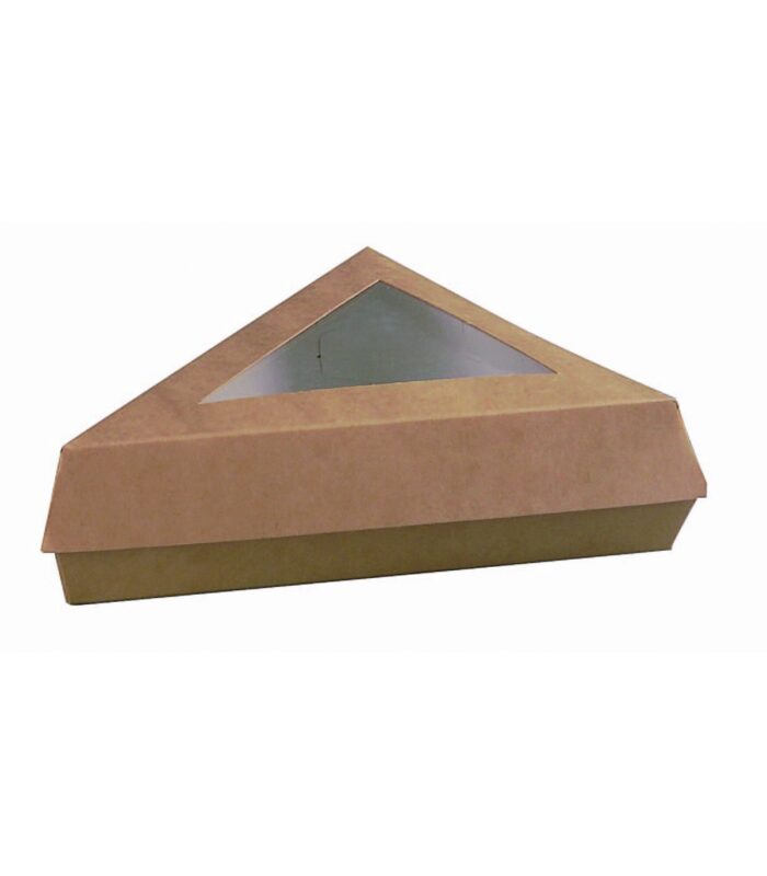 +209PATTRIBR BOITE TRIANGLE POUR QUARTIER DE TARTEKRAFT +FENETRE 155X130X45MM--COLIS DE 50PC