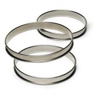 MF INOX CIRKEL GEROLDE RAND Ø 28CM HT 2,7 CM