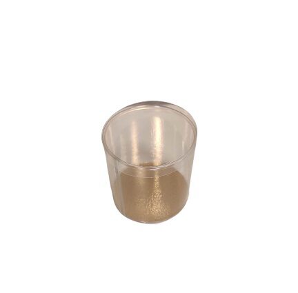 ROUND CELLO CASE WITH GOLD CARDBOARD HT 80MM Ø80MM