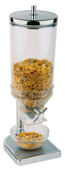 APS ONTBIJTGRANENDISPENSER GRIJS - 21,5X17XH54CM - 4,5L