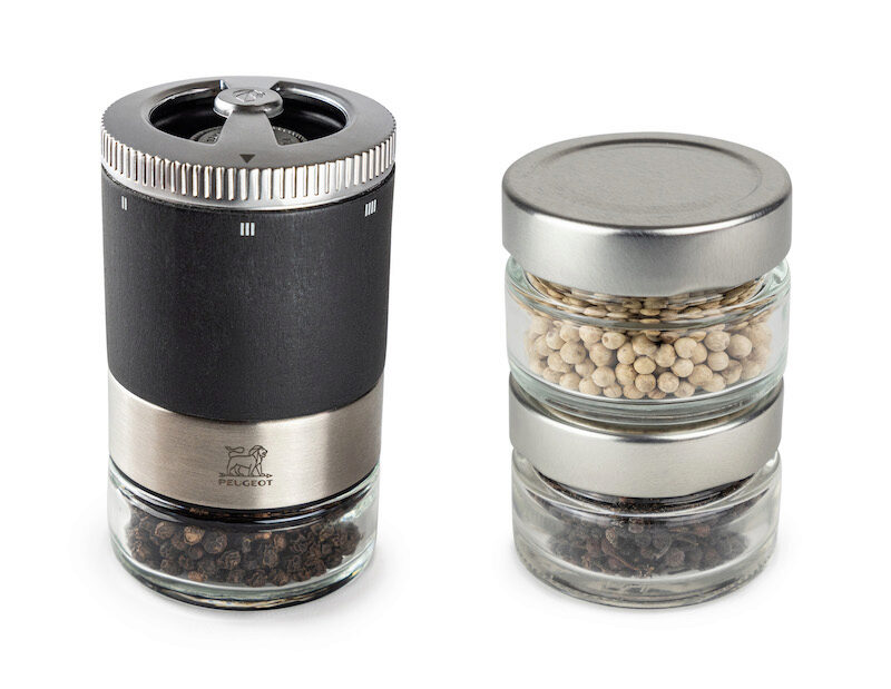 PEUGEOT MAESTRO U'SELECT GRAPHITE PEPPER BAR 11CM + 3 PEPPERS