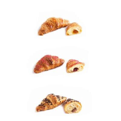 ❄️VAMIX MB28 MINI MIX BOTER CROISSANTS MET 3 SMAKEN PAC 90 X 40GR