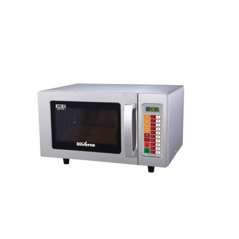 DIVERSO Four micro-ondes en inox 1000W digital