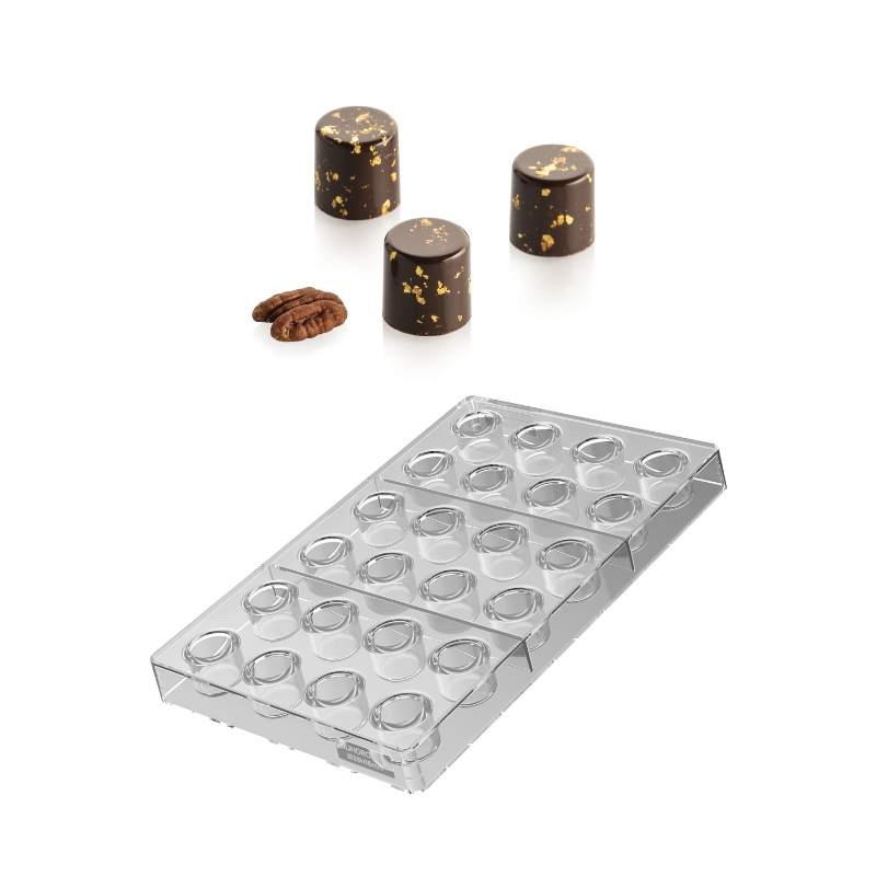 SILIKOMART MOULE A PRALINES TRITAN CH046 CILINDRO 01 P N.24 Ø2,2CM H2,2CM