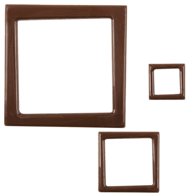 2034767 SET OF 59 FONDANT CHOCOLATE SQUARES