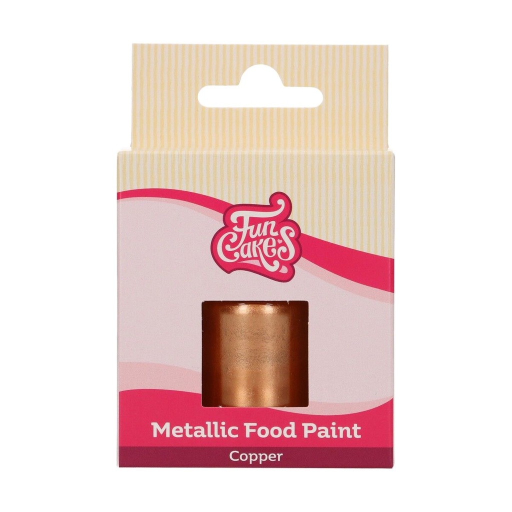 FUNCAKES METALLIC COPPER FOOD PAINT 30ML