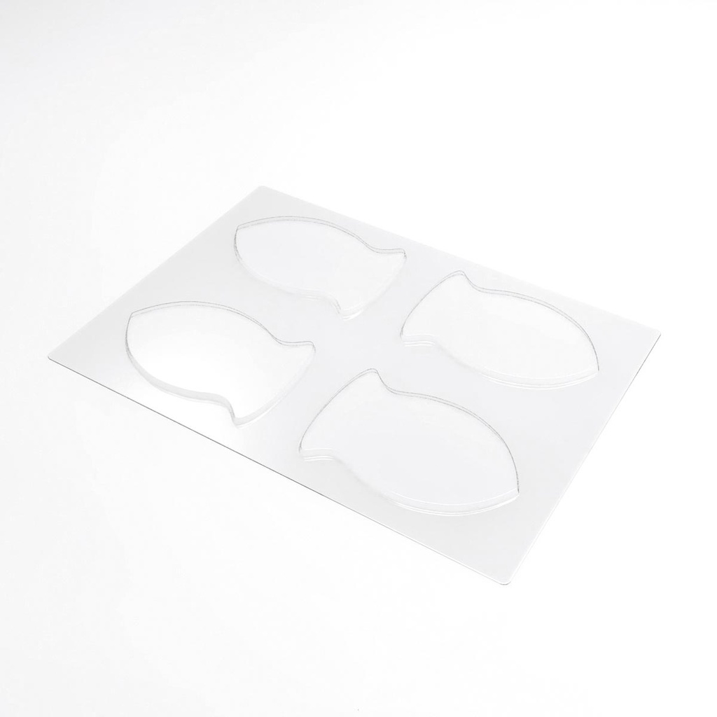 040149 PCB MOLDS FISH TABLETS FOR 8 PIECES 16.5X10.5 CM 2PCS ***S/CD***