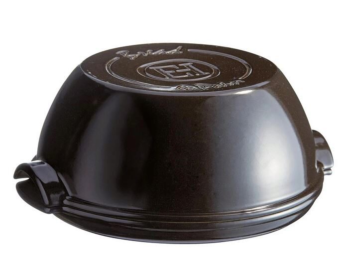 EMILE HENRY BLACK HOMEMADE BREAD SET 32.5X29.5X14CM15.2L