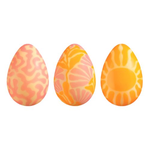 088082 PCB EGGS CB WOODSTOCK 3 DESIGNS 4X2.7CM 288PCS ***S/CDE***