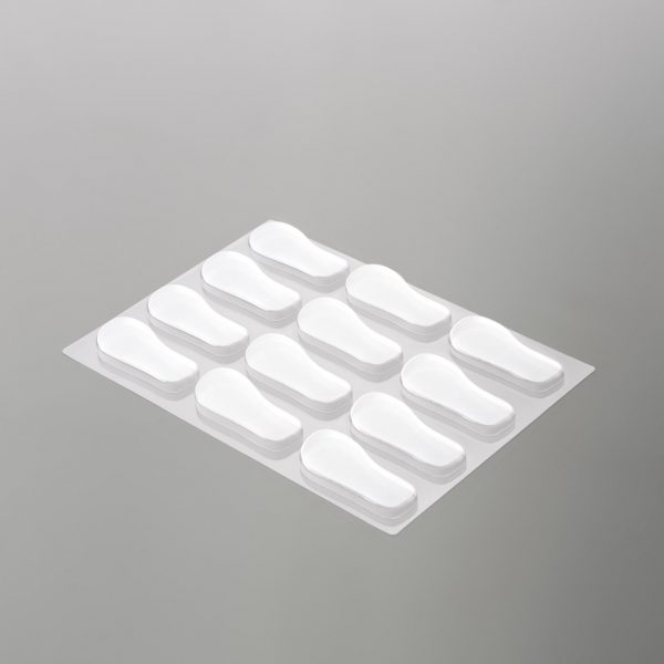 010241 PCB MOULES ENTREMETS TONG POUR 48 PIÈCES 12,5X5,7 CM H. 1 CM 4PCES ***S/CD***