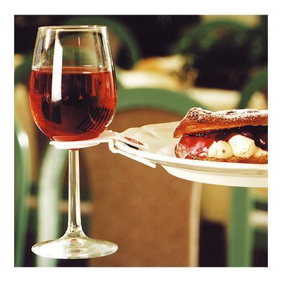 SET 25 CLIPS SUPPORT VERRE POUR ASSIETTE